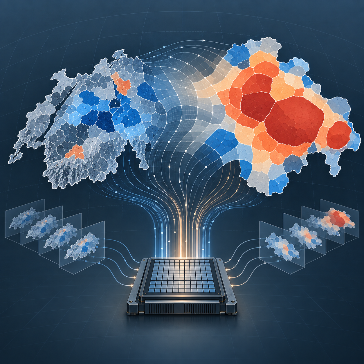 GPUCartogram continuous geographic deformation illustration