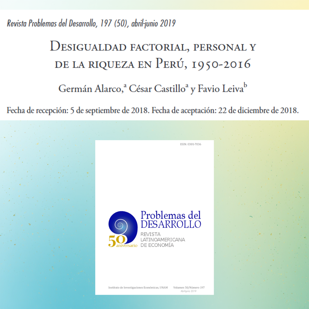 Problemas del Desarrollo - Desigualdad factorial