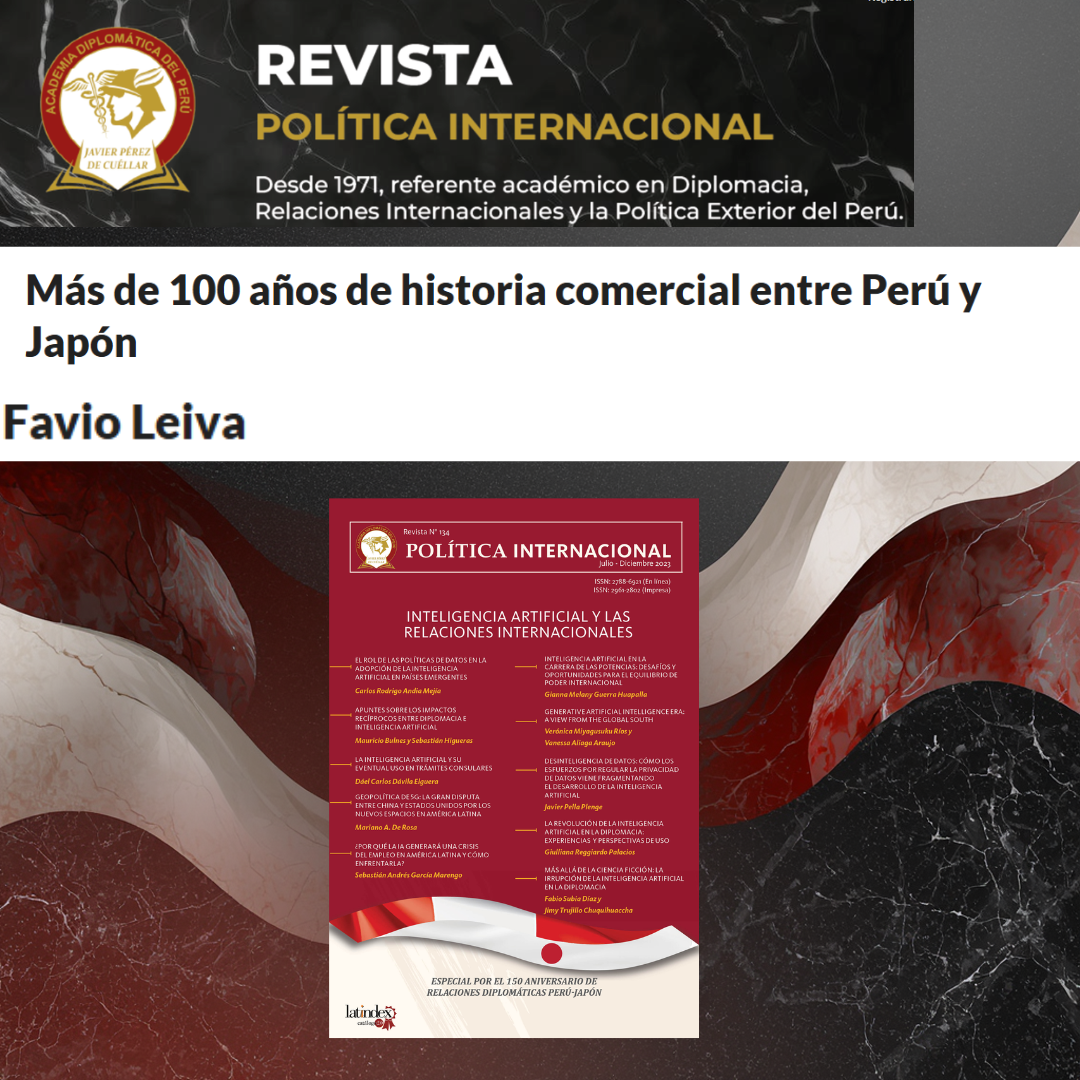 Política Internacional - Perú y Japón